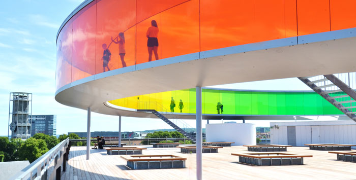 Your rainbow panorama - auf dem AroS Aarhus Kunstmuseum, Dänemark