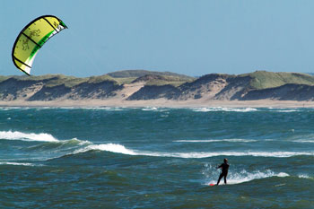 Kite-Surfing an der Jammerbucht