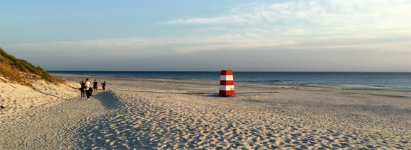 Henne Strand an der Nordsee Dänemarks